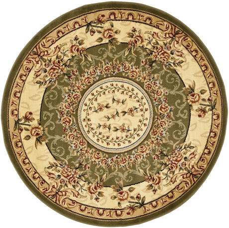 Safavieh Lyndhurst 5'-3" x 5'-3" Rug in Sage / Ivory