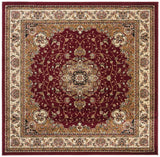 Safavieh Lyndhurst 6'-0" x 6'-0" Rug in Red / Ivory