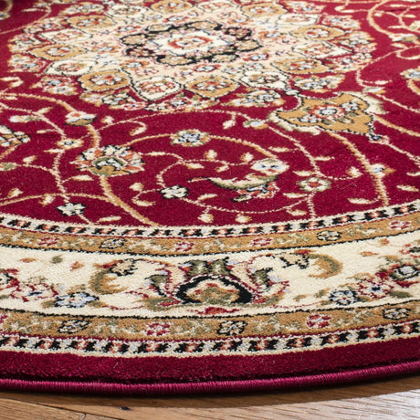 Safavieh Lyndhurst 5'-3" x 5'-3" Rug in Red / Ivory