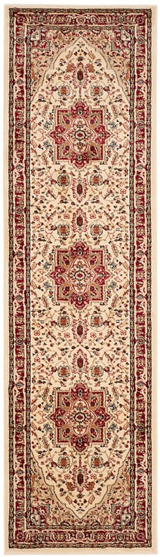 Safavieh Lyndhurst Lnh330A Ivory/Red Rug - Safavieh - lnh330a - 24