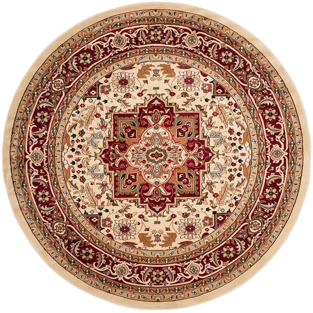 Safavieh Lyndhurst Lnh330A Ivory/Red Rug - Safavieh - lnh330a - 3r