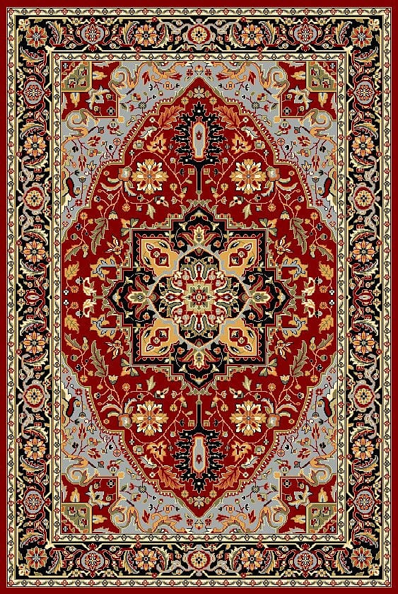 Safavieh Lyndhurst Lnh330B Red/Black Rug - Safavieh - lnh330b - 3