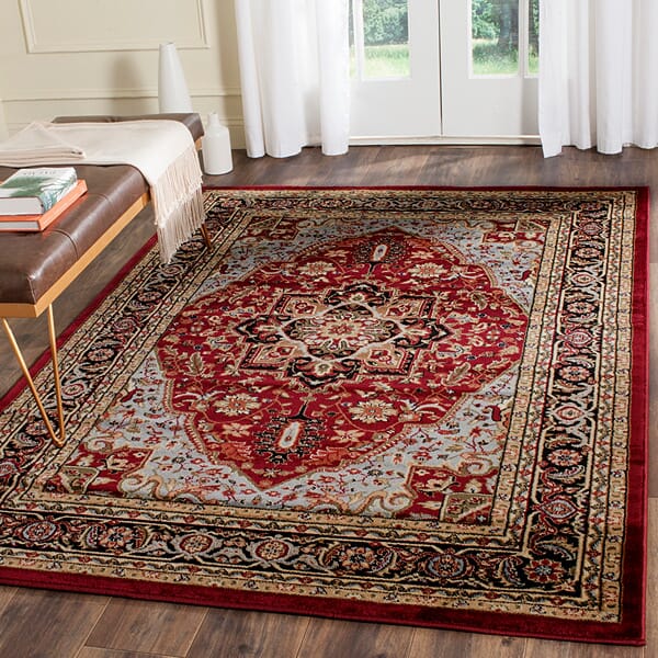 Safavieh Lyndhurst Lnh330B Red/Black Rug - Safavieh - lnh330b - 3