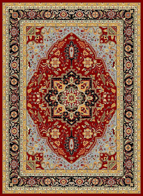 Safavieh Lyndhurst Lnh330B Red/Black Rug - Safavieh - lnh330b - 3r