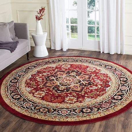 Safavieh Lyndhurst Lnh330B Red/Black Rug - Safavieh - lnh330b - 3r