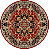 Safavieh Lyndhurst Lnh330B Red/Black Rug - Safavieh - lnh330b - 3r