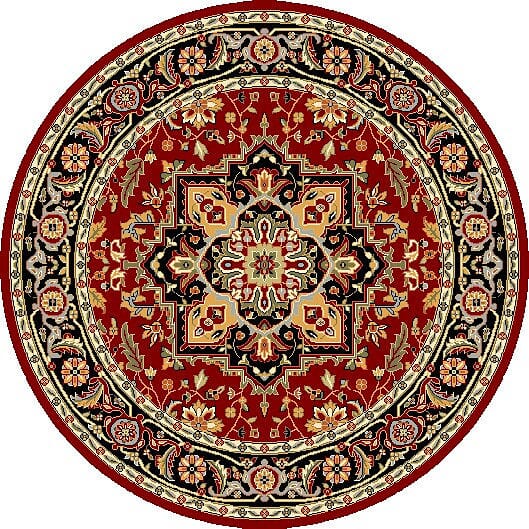 Safavieh Lyndhurst Lnh330B Red/Black Rug - Safavieh - lnh330b - 3r