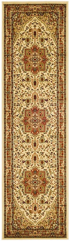 Safavieh Lyndhurst Lnh330R Ivory/Rust Rug - Safavieh - lnh330r - 24