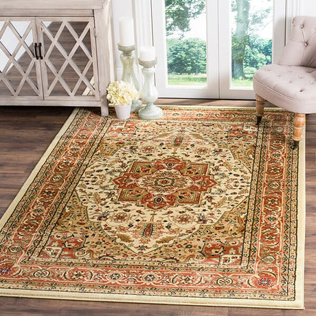 Safavieh Lyndhurst Lnh330R Ivory/Rust Rug - Safavieh - lnh330r - 3