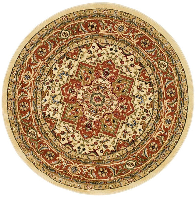 Safavieh Lyndhurst Lnh330R Ivory/Rust Rug - Safavieh - lnh330r - 3r