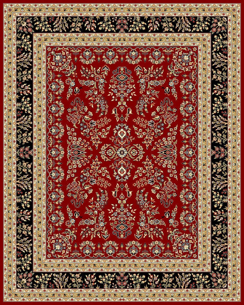 Safavieh Lyndhurst lnh331b Red / Black Rugs - Safavieh - lnh331b - 24