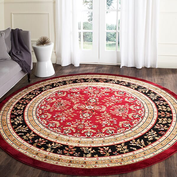 Safavieh Lyndhurst lnh331b Red / Black Rugs - Safavieh - lnh331b - 5r