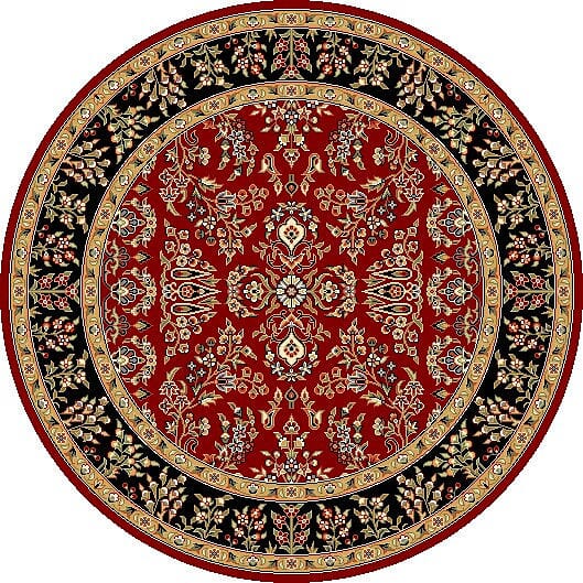 Safavieh Lyndhurst lnh331b Red / Black Rugs - Safavieh - lnh331b - 5r