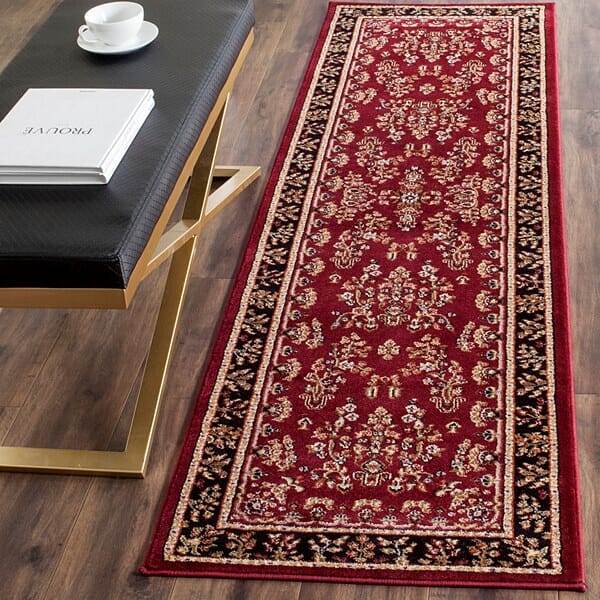 Safavieh Lyndhurst lnh331b Red / Black Rugs - Safavieh - lnh331b - 5r