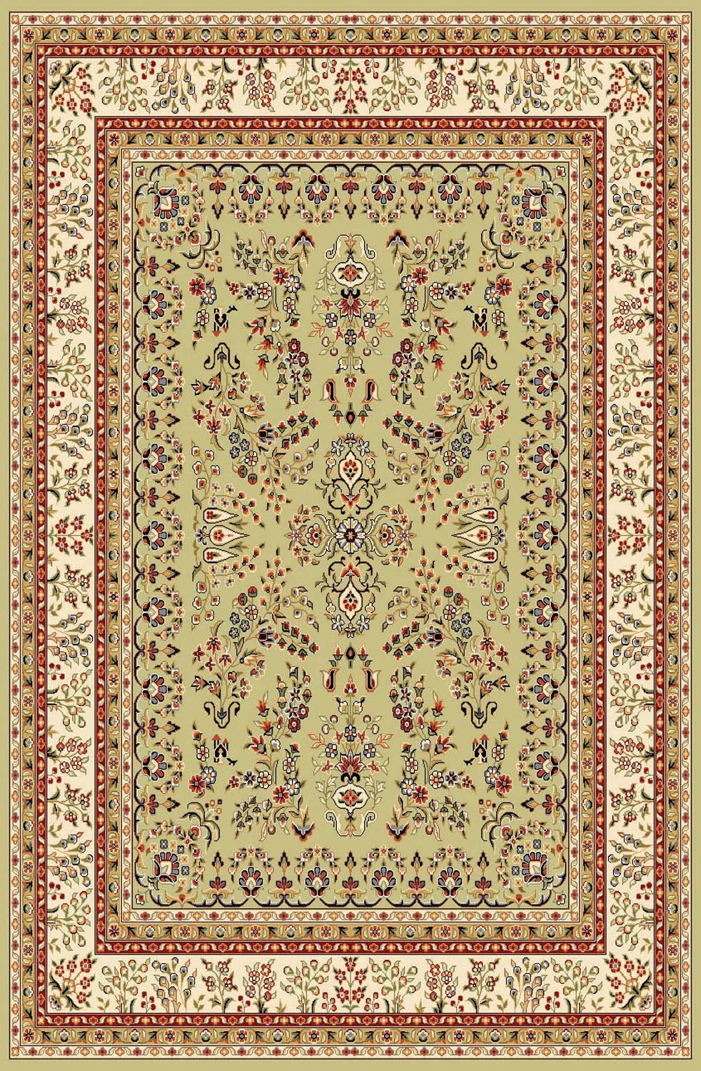 Safavieh Lyndhurst 10'-0" x 14'-0" Rug in Sage / Ivory