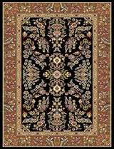 Safavieh Lyndhurst Lnh331D Black / Tan Rugs - Safavieh - lnh331d - 5r