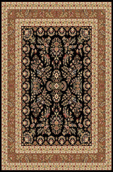 Safavieh Lyndhurst Lnh331D Black / Tan Rugs - Safavieh - lnh331d - 5r