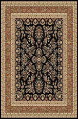 Safavieh Lyndhurst Lnh331D Black / Tan Rugs - Safavieh - lnh331d - 5r