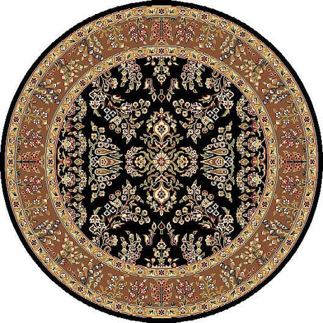 Safavieh Lyndhurst Lnh331D Black / Tan Rugs - Safavieh - lnh331d - 5r