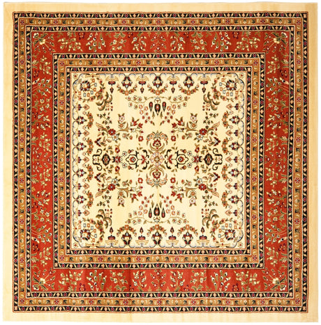 Safavieh Lyndhurst Lnh331R Ivory/Rust Rug - Safavieh - lnh331r - 218