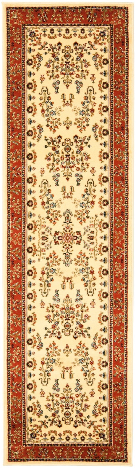 Safavieh Lyndhurst Lnh331R Ivory/Rust Rug - Safavieh - lnh331r - 218