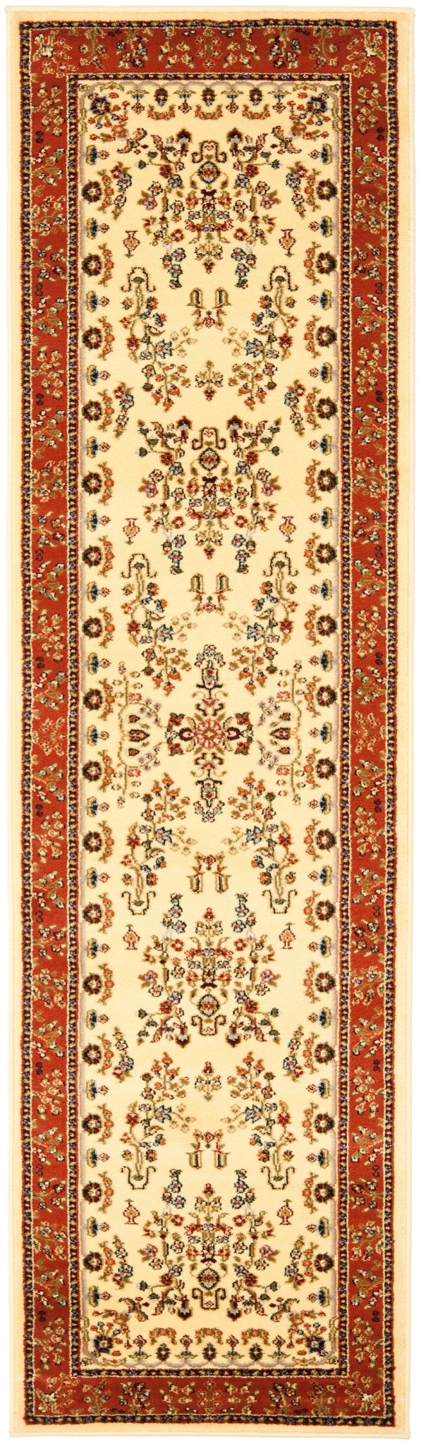 Safavieh Lyndhurst Lnh331R Ivory/Rust Rug - Safavieh - lnh331r - 218