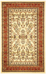 Safavieh Lyndhurst Lnh331R Ivory/Rust Rug - Safavieh - lnh331r - 218