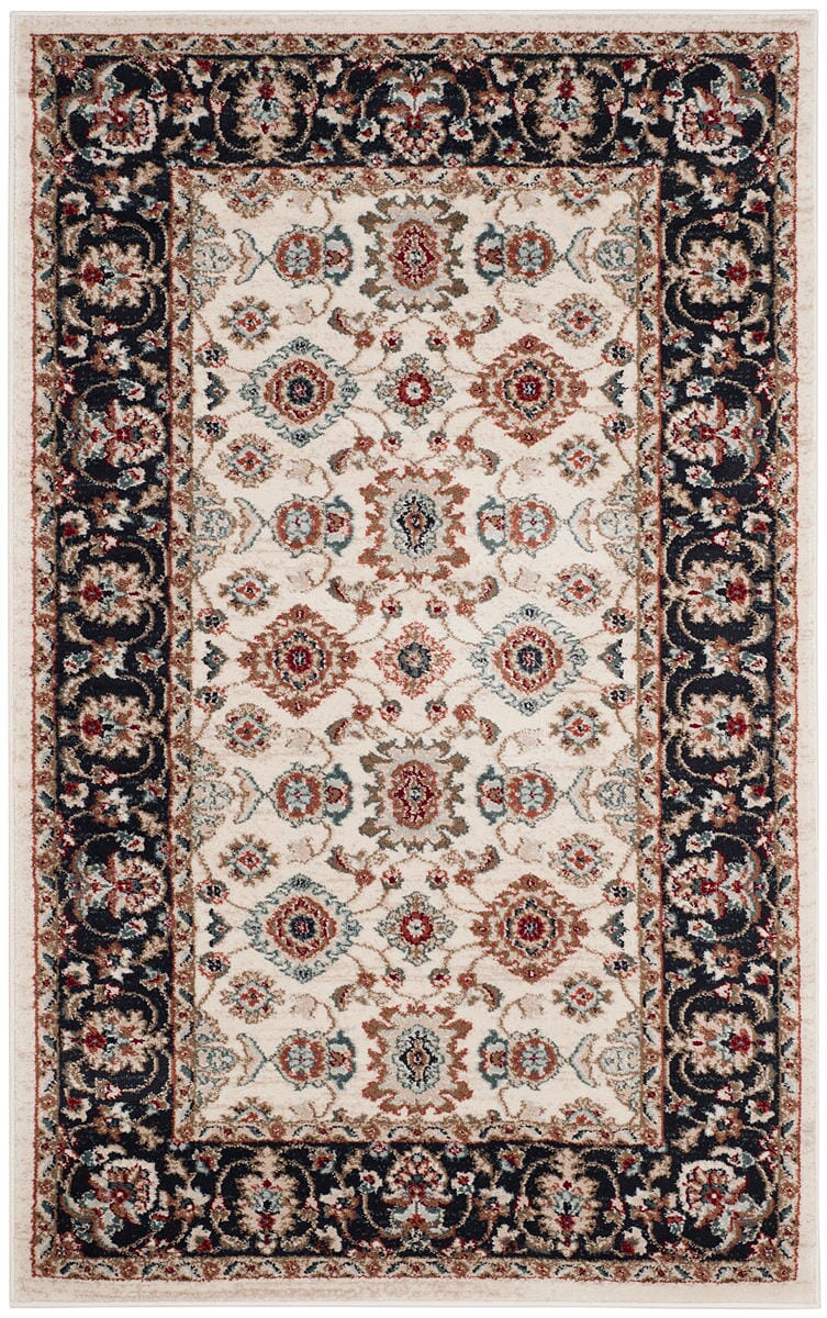 Safavieh Lyndhurst Lnh332K Cream / Navy Rugs - Safavieh - lnh332k - 7r