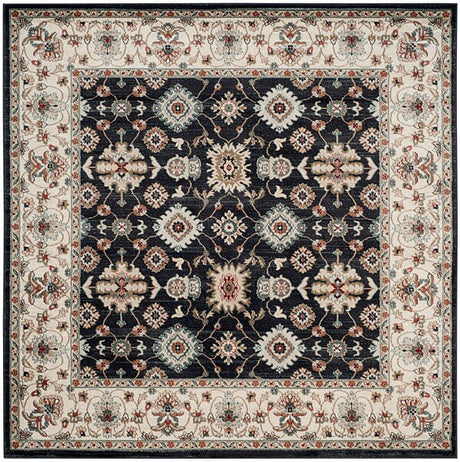 Safavieh Lyndhurst Lnh332P Navy / Creme Rugs - Safavieh - lnh332p - 7sq