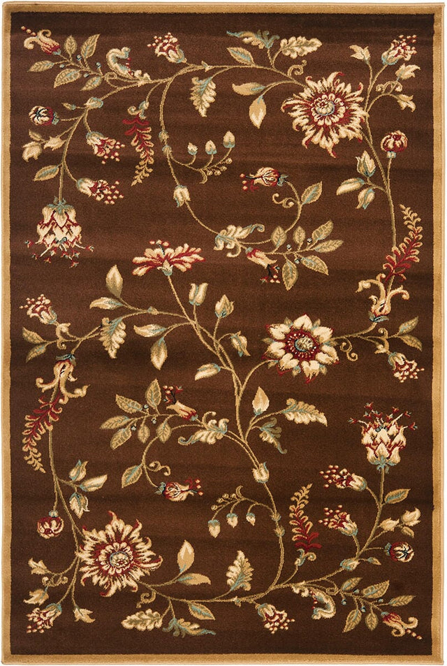 Safavieh Lyndhurst Lnh552 - 2591 Brown / Multi Rugs - Safavieh - lnh552 - 2591 - 5r