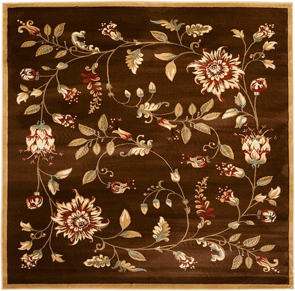 Safavieh Lyndhurst Lnh552 - 2591 Brown / Multi Rugs - Safavieh - lnh552 - 2591 - 7sq