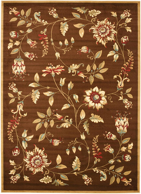 Safavieh Lyndhurst Lnh552 - 5291 Green / Multi Rugs - Safavieh - lnh552 - 5291 - 5r