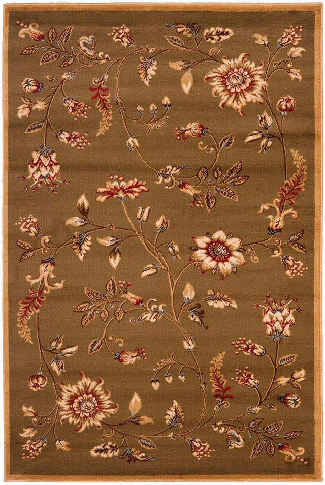 Safavieh Lyndhurst Lnh552 - 5291 Green / Multi Rugs - Safavieh - lnh552 - 5291 - 5r