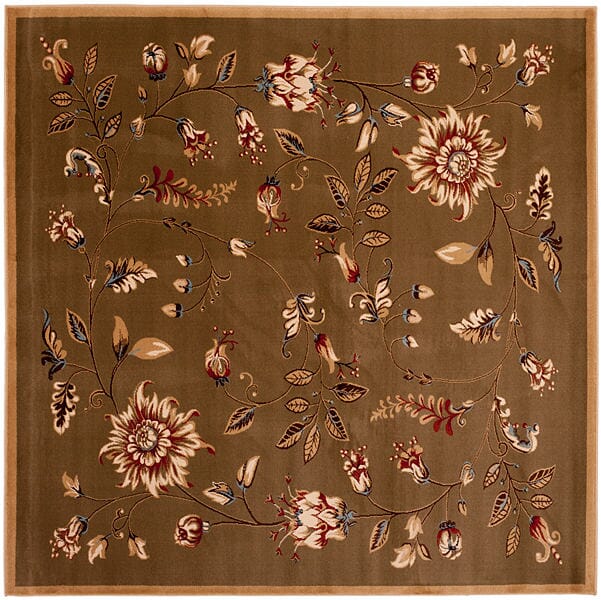 Safavieh Lyndhurst Lnh552 - 5291 Green / Multi Rugs - Safavieh - lnh552 - 5291 - 7sq