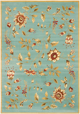 Safavieh Lyndhurst Lnh552 - 6591 Blue / Multi Rugs - Safavieh - lnh552 - 6591 - 5r