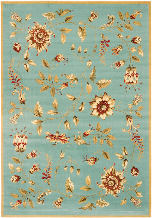Safavieh Lyndhurst Lnh552 - 6591 Blue / Multi Rugs - Safavieh - lnh552 - 6591 - 7sq