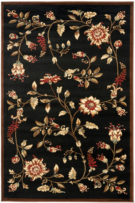 Safavieh Lyndhurst Lnh552 - 9091 Black / Multi Rugs - Safavieh - lnh552 - 9091 - 5r