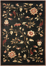 Safavieh Lyndhurst Lnh552 - 9091 Black / Multi Rugs - Safavieh - lnh552 - 9091 - 7sq