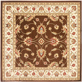 Safavieh Lyndhurst Lnh553 - 2512 Brown / Ivory Rugs - Safavieh - lnh553 - 2512 - 7sq