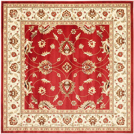 Safavieh Lyndhurst Lnh553 - 4012 Red / Ivory Rugs - Safavieh - lnh553 - 4012 - 7sq