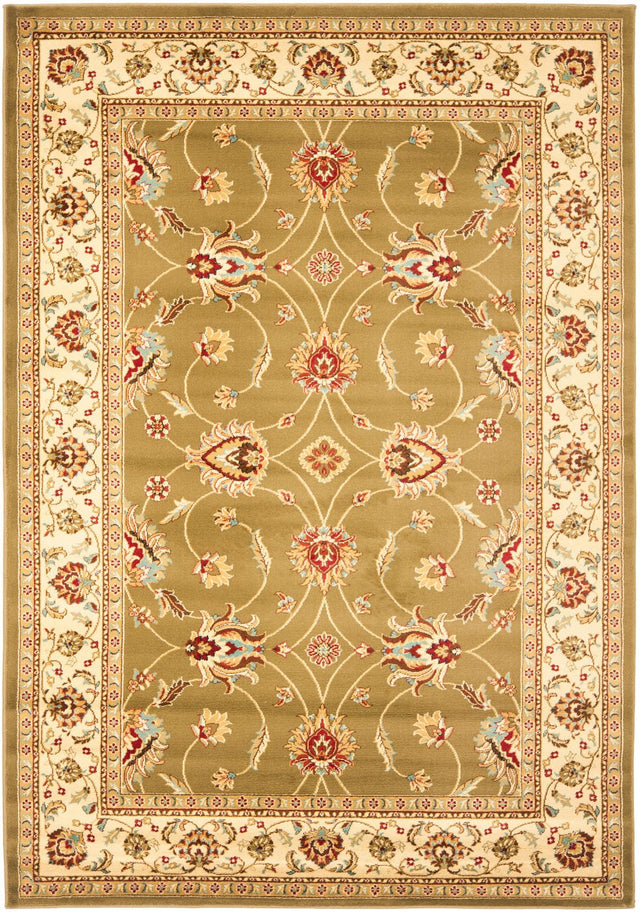 Safavieh Lyndhurst Lnh553 - 5212 Green / Ivory Rugs - Safavieh - lnh553 - 5212 - 7sq