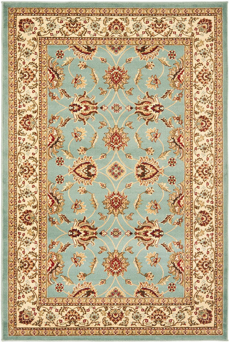 Safavieh Lyndhurst Lnh553 - 6512 Blue / Ivory Rugs - Safavieh - lnh553 - 6512 - 5r