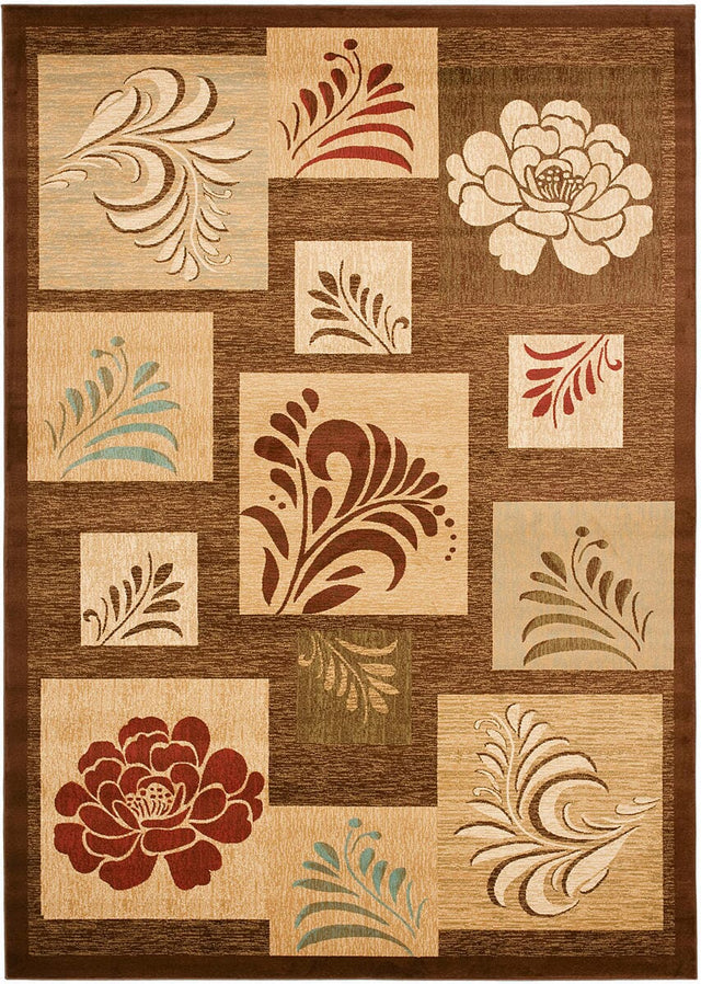 Safavieh Lyndhurst Lnh554 - 2591 Brown / Multi Rugs - Safavieh - lnh554 - 2591 - 5r