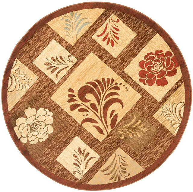 Safavieh Lyndhurst Lnh554 - 2591 Brown / Multi Rugs - Safavieh - lnh554 - 2591 - 5r