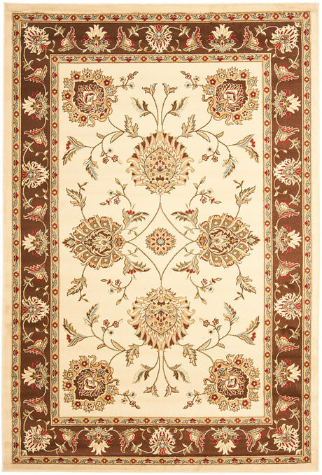 Safavieh Lyndhurst Lnh555 - 1225 Ivory / Brown Rugs - Safavieh - lnh555 - 1225 - 3