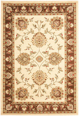 Safavieh Lyndhurst Lnh555 - 1225 Ivory / Brown Rugs - Safavieh - lnh555 - 1225 - 5r