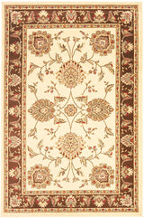 Safavieh Lyndhurst Lnh555 - 1225 Ivory / Brown Rugs - Safavieh - lnh555 - 1225 - 5r