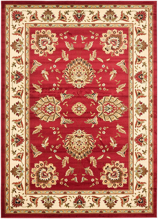 Safavieh Lyndhurst Lnh555 - 4012 Red / Ivory Rugs - Safavieh - lnh555 - 4012 - 5r