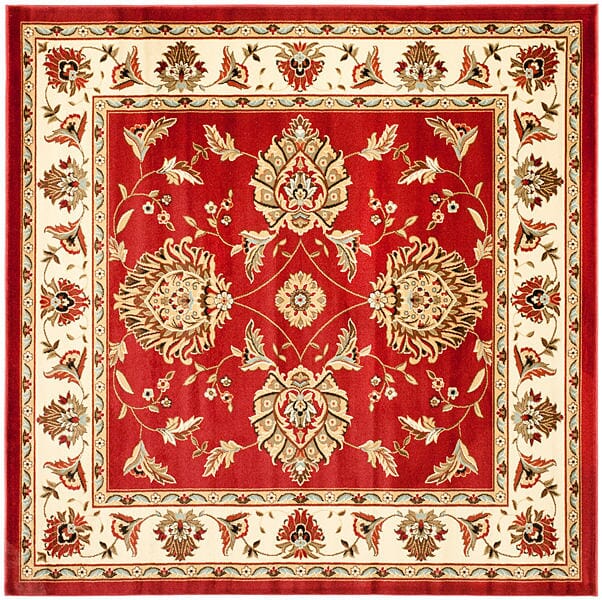 Safavieh Lyndhurst Lnh555 - 4012 Red / Ivory Rugs - Safavieh - lnh555 - 4012 - 7sq