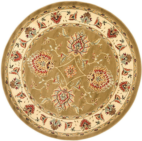 Safavieh Lyndhurst Lnh555 - 5212 Green / Ivory Rugs - Safavieh - lnh555 - 5212 - 5r